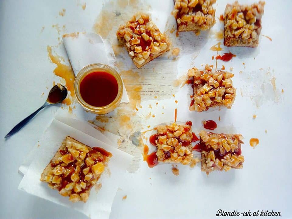 peanut-butter-bars-with-apple-a-salted-caramel