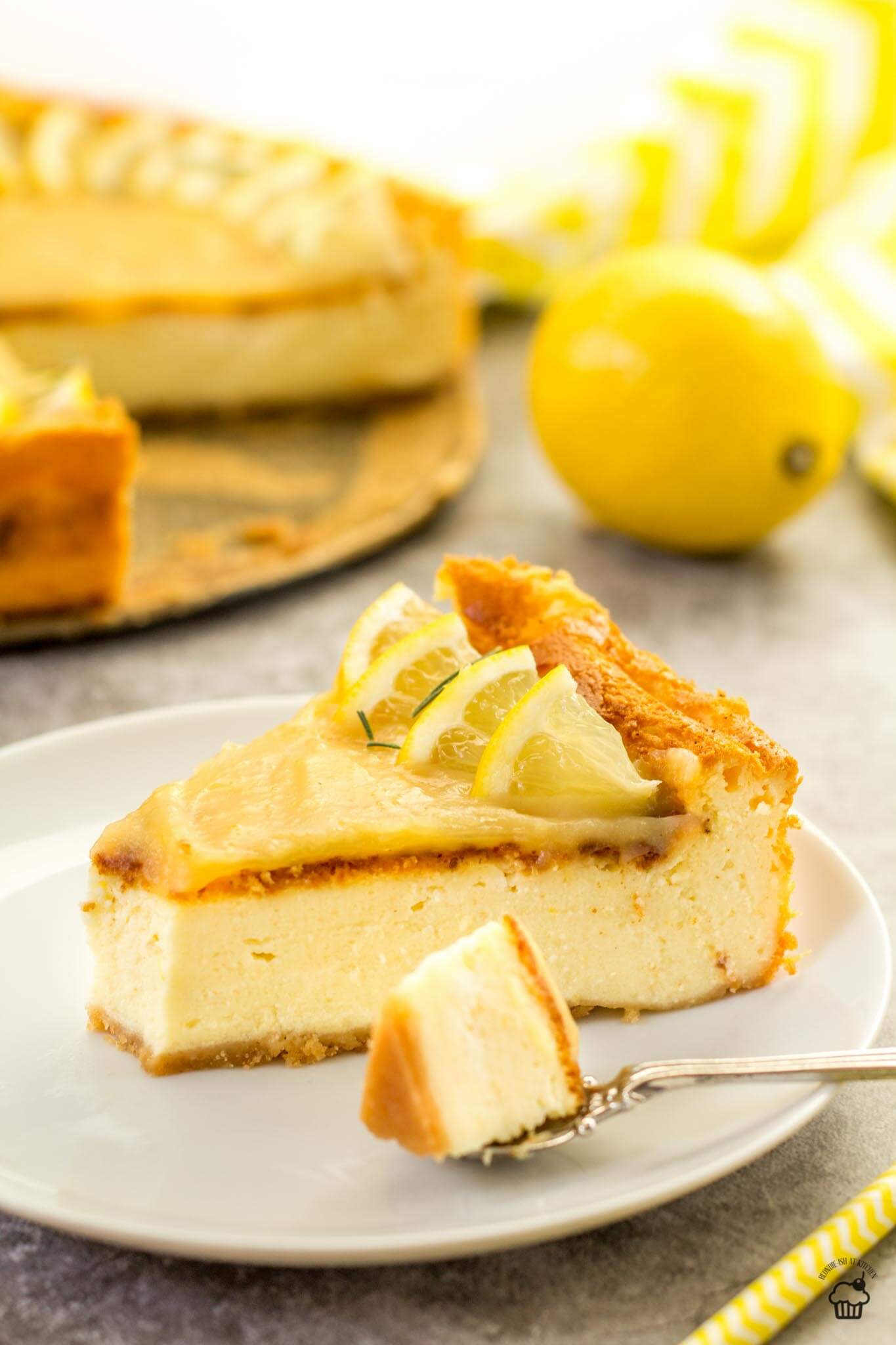 citrónový cheesecake s lemon curd