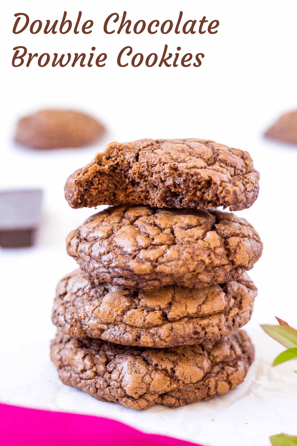brownie cookies s dvoma čokoládami